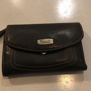 Fossil leather wallet
